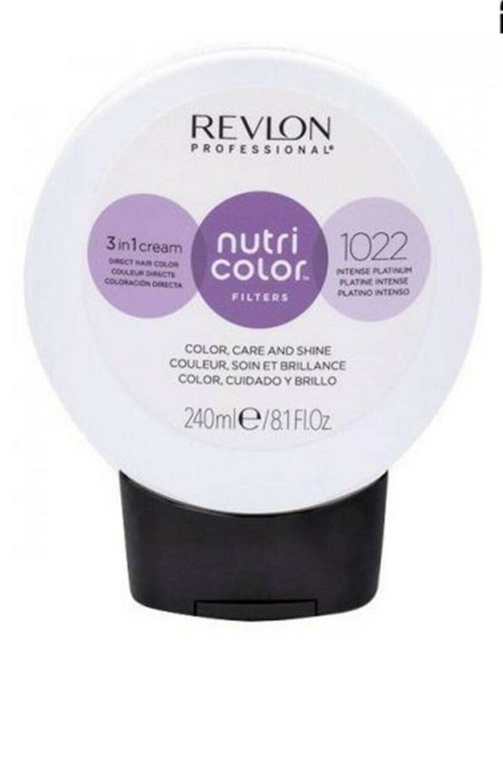 Revlon Professional Nutri Color Creme 3 in 1 Cream 1022 Intense Platinum 240ml - On Line Hair Depot