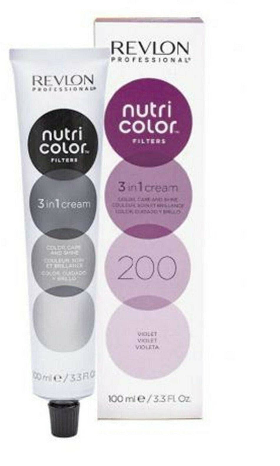 Revlon Professional Nutri Color Creme 3 in 1 Cream 200 Violet 100ml - On Line Hair Depot