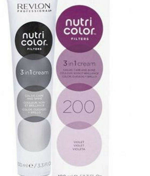 Revlon Professional Nutri Color Creme 3 in 1 Cream 200 Violet 100ml Revlon - On Line Hair Depot