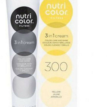 Revlon Professional Nutri Color Creme 3 in 1 Cream 300 Yellow 100ml Revlon - On Line Hair Depot