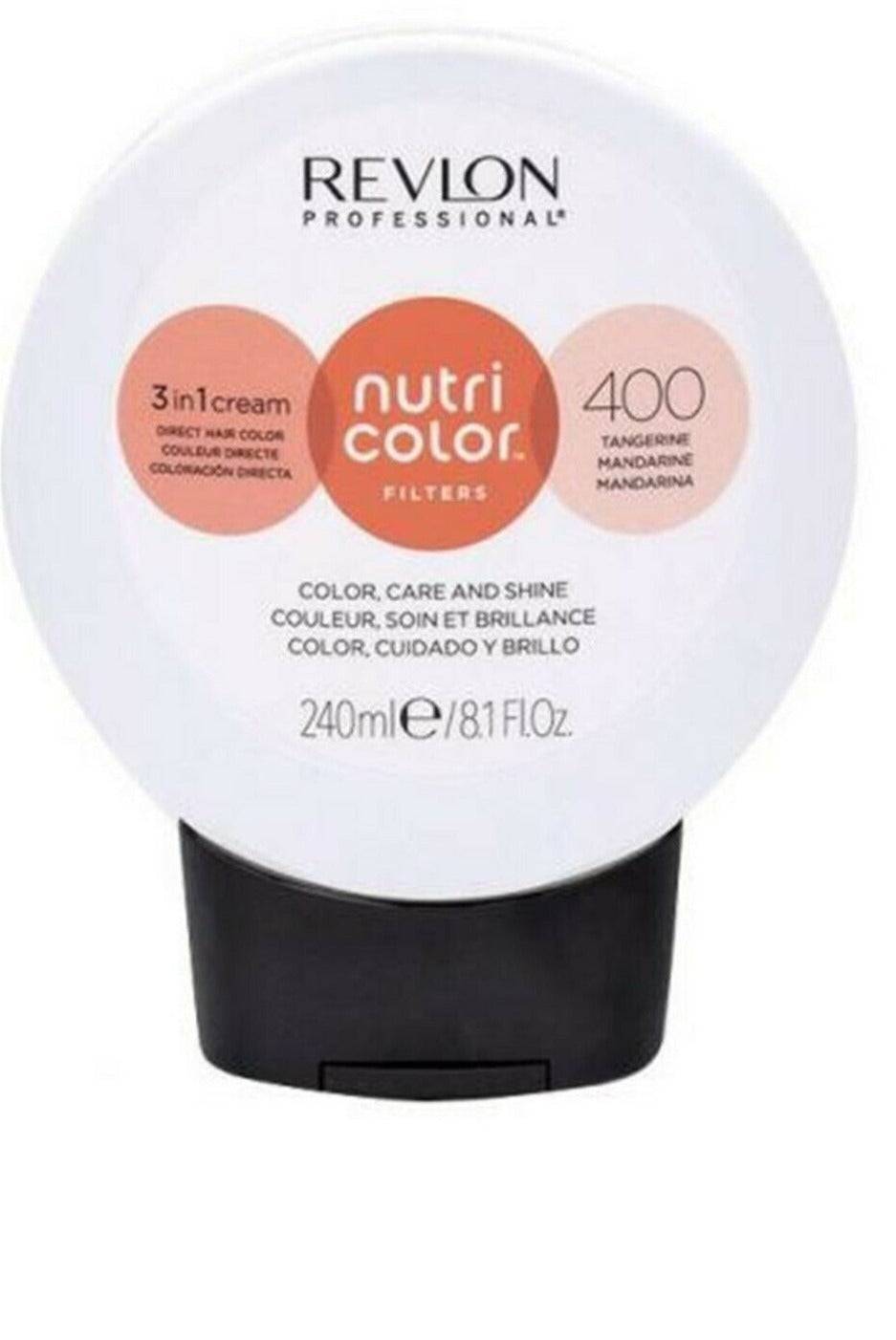 Revlon Professional Nutri Color Creme 3 in 1 Cream 400 Tangerine 240ml - On Line Hair Depot