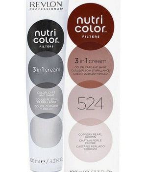 Revlon Professional Nutri Color Creme 3 in 1 Cream 524 Copper Pearl Brown 100ml Revlon - On Line Hair Depot