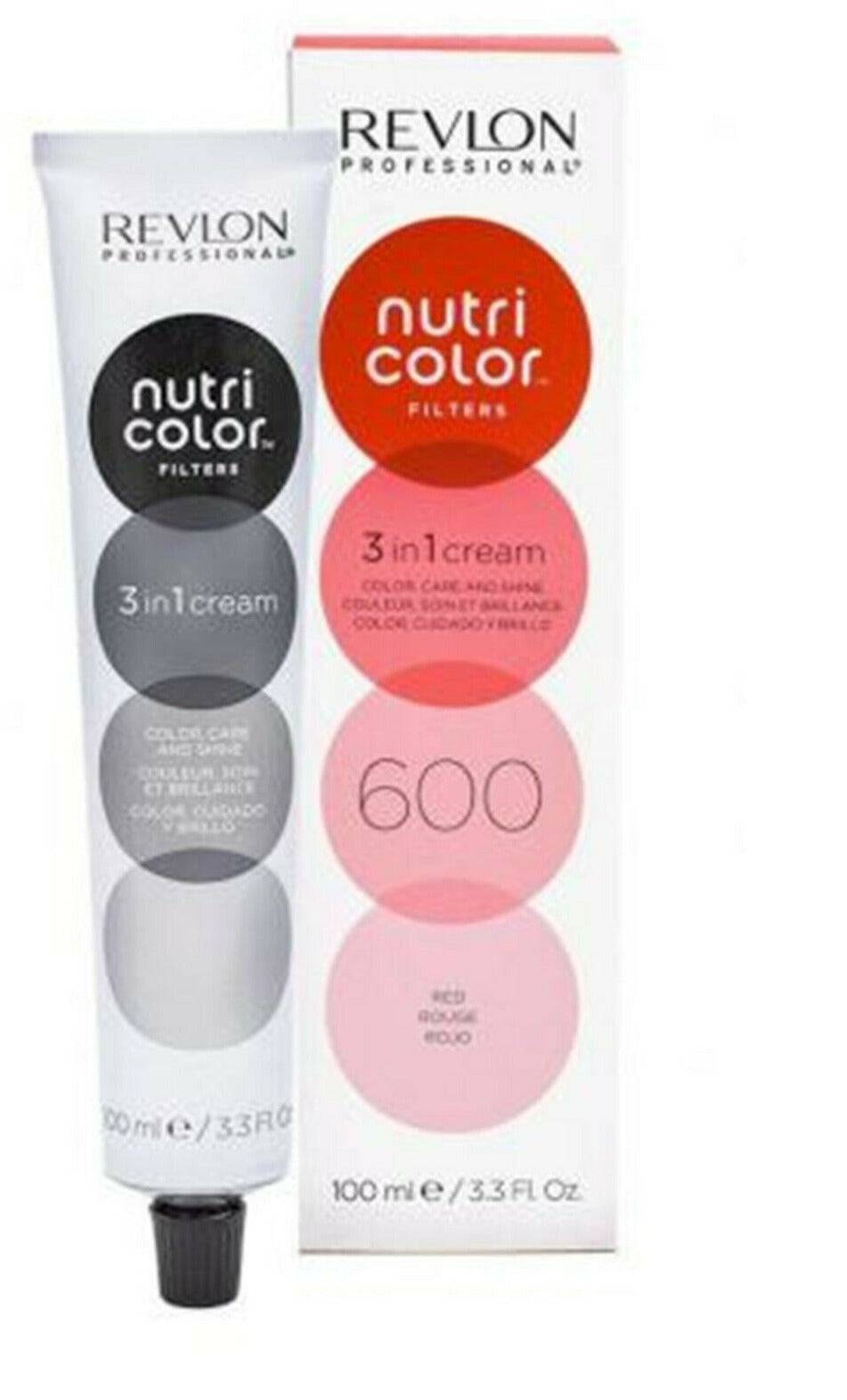 Revlon Professional Nutri Color Creme 3 in 1 Cream 600 Red 100ml - On Line Hair Depot