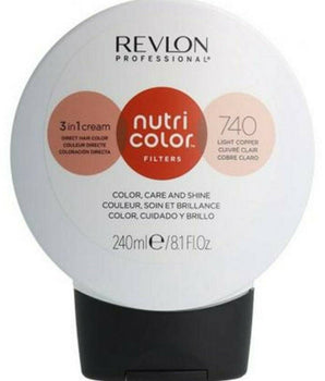 Revlon Professional Nutri Color Creme 3 in 1 Cream #740 Light Copper 240ml Revlon - On Line Hair Depot