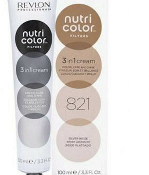 Revlon Professional Nutri Color Creme 3 in 1 Cream #821 Silver Beige 100ml Revlon - On Line Hair Depot