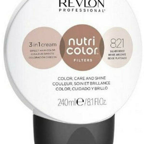 Revlon Professional Nutri Color Creme 3 in 1 Cream #821 Silver Beige 240ml Revlon - On Line Hair Depot