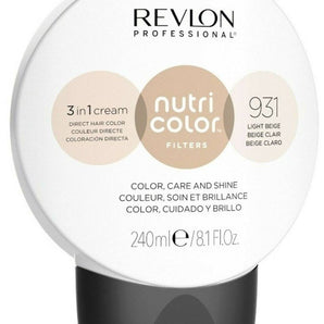 Revlon Professional Nutri Color Creme 3 in 1 Cream #931 Light Beige240ml Revlon - On Line Hair Depot