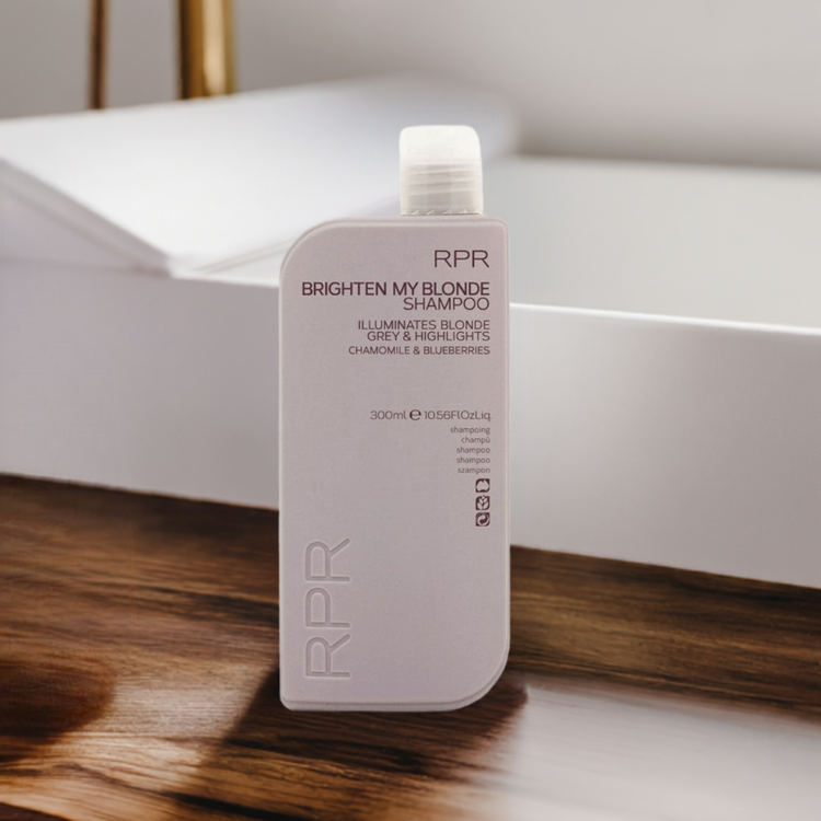 RPR Brighten My Blonde Duo Pack - Purple Toning Illuminates Blonde Grey & Highlights - On Line Hair Depot