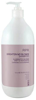 RPR Brighten My Blonde Shampoo 1lt Purple Toning Blonde Grey & Highlights - On Line Hair Depot