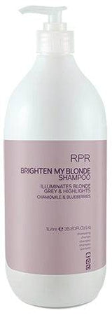 RPR Brighten My Blonde Shampoo 1lt Purple Toning Blonde Grey & Highlights - On Line Hair Depot