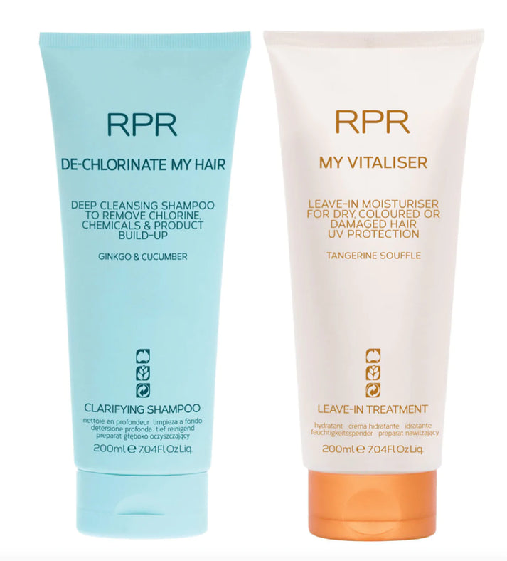 RPR De-Chlorinate My Hair and  RPR My Vitaliser Duo Deep Cleansing and Moisturising - On Line Hair Depot