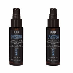 RPR Fix My Frizz Shine Serum Duo glosses. Seals & Smoothes Flyaways & Frizz - On Line Hair Depot