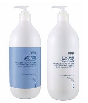 RPR Fix My Frizz Smoothing Shampoo & Conditioner Litres with Pumps RPR Hair Care - On Line Hair Depot