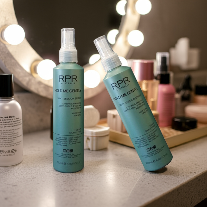 RPR Hold Me Gently Duo Light Session Spray Gentle Hold & Volume No Residue - On Line Hair Depot