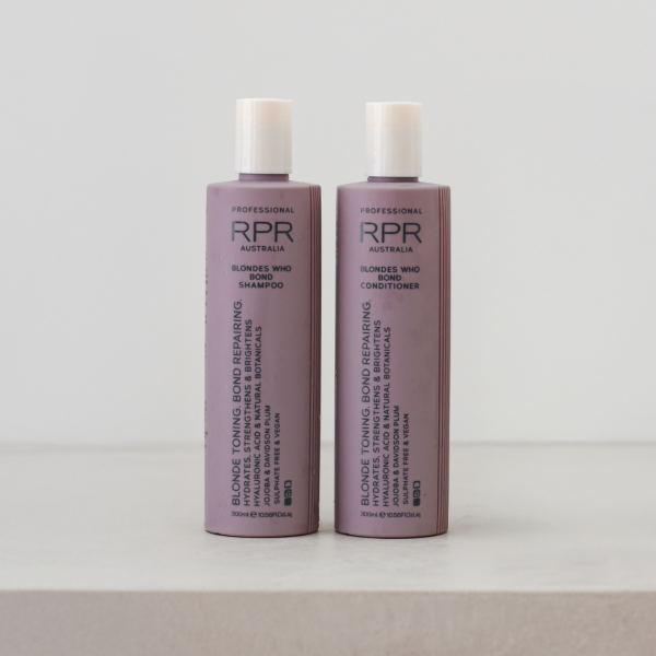 RPR Professionals Blondes Who Bond Blonde Shampoo and Conditioner - On Line Hair Depot