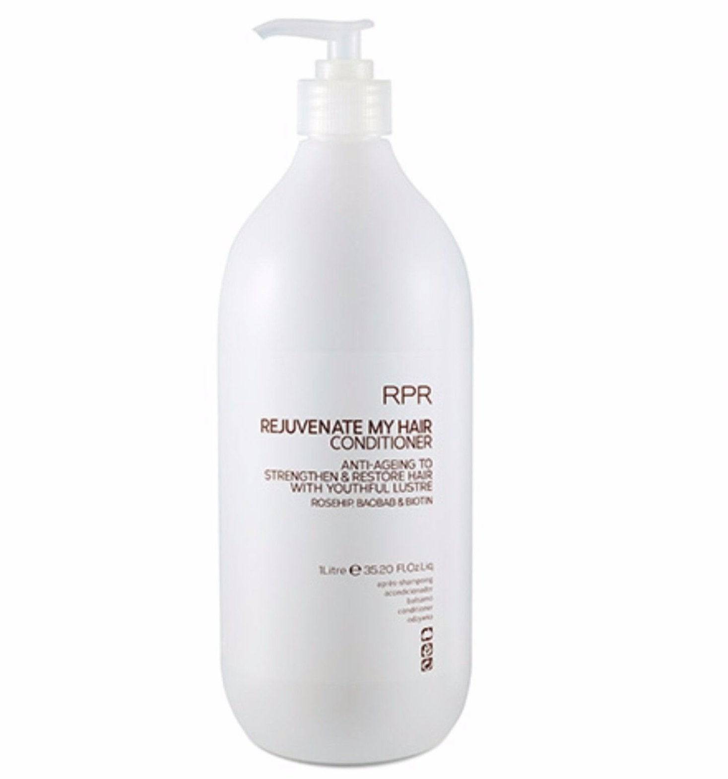 RPR Rejuvenate My Hair 1lt Duo Anti Ageing Strengthens & Restores Hair - On Line Hair Depot