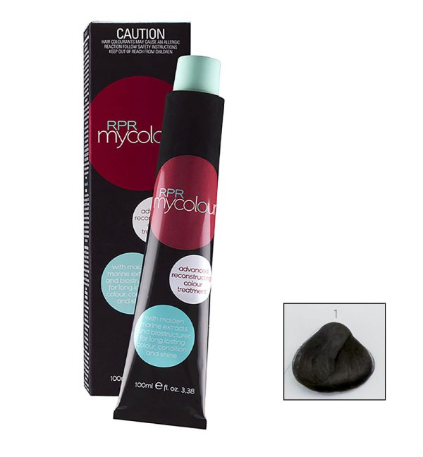 RPR My Colour 1 Level 1 Natural 100g tube Mix 1:1.5 - On Line Hair Depot