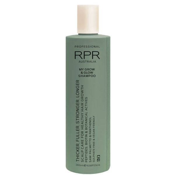 RPR Professional My Grow and Glow Shampoo 300ml

Thicker, fuller, stronger, longer hair starts at the scalp. RPR Professional My Grow and Glow Shampoo is an advanced, salon-grade formula designed for thinning, fragile, or growth-challenged hair. 