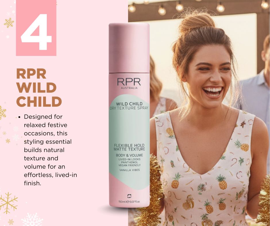 RPR Wild Child Dry Texture Spray!
Flexible Hold Matte Texture Body and Volume