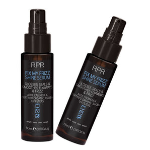 RPR Fix My Frizz Shine Serum Duo glosses. Seals & Smoothes Flyaways & Frizz - On Line Hair Depot