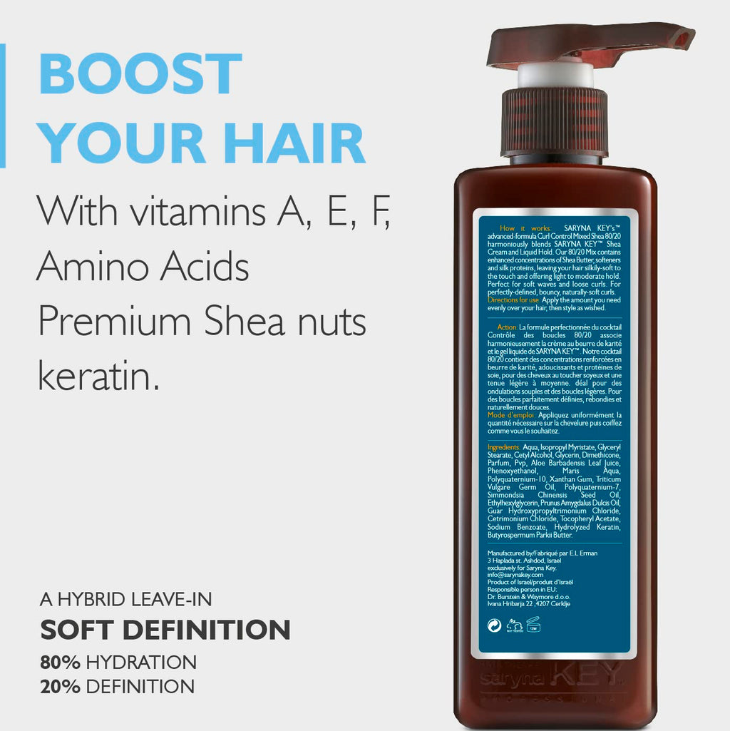 Saryna Key Curl Control Mixed Shea 80% cream 20% Leave in Moisturizer