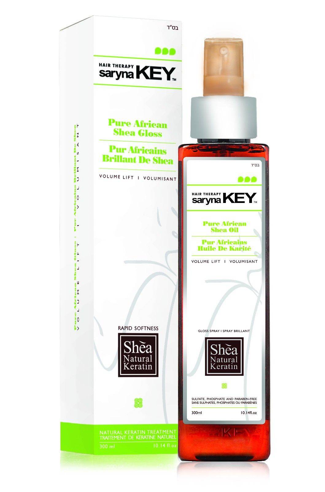 Saryna Key Hair Gloss Spray - Volume lift Shea Oil  300 ML - On Line Hair Depot