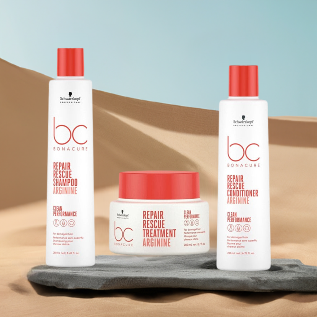 Schwarzkopf BC Peptide Repair Rescue Shampoo, Conditioner, Treatment Trio - On Line Hair Depot