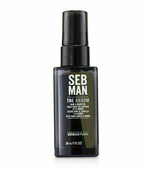 Sebastian Seb Man The Groom Hair & Beard Oil 30ml Sebastian Professional - On Line Hair Depot