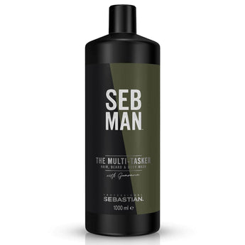 Sebastian SEB MAN The Multi-Tasker 3 in 1 hair, beard & body wash 1000ml Sebastian Professional - On Line Hair Depot