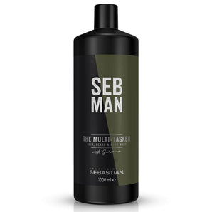 Sebastian SEB MAN The Multi-Tasker 3 in 1 hair, beard & body wash 1000ml Sebastian Professional - On Line Hair Depot