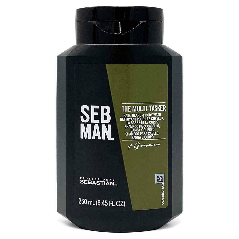 Sebastian SEB Man The Multi-Tasker 3 in 1 hair, beard & body wash 250ml - On Line Hair Depot