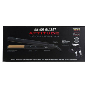Silver Bullet Attitude Hair Straightener – Black Silver Bullet - On Line Hair Depot