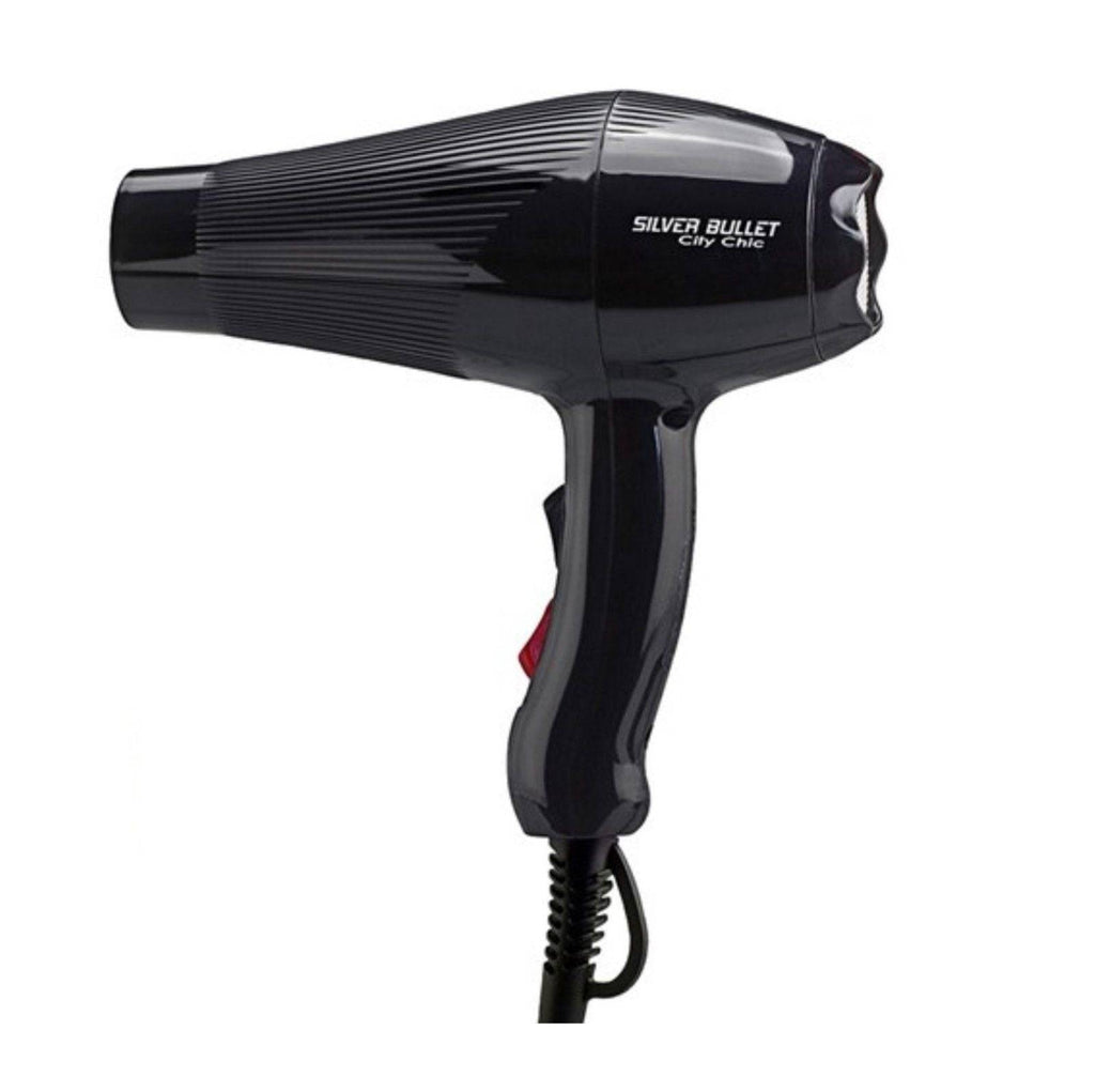 Silver Bullet City Chic Hair Dryer 2000W Black - On Line Hair Depot