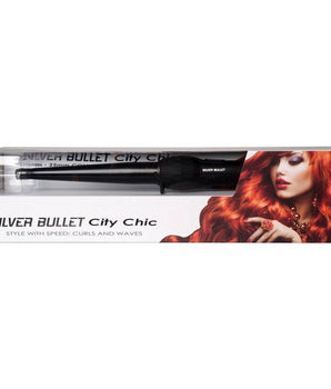 Silver Bullet City Chic Regular Ceramic Conical Curling Iron 13mm - 25mm Silver Bullet - On Line Hair Depot