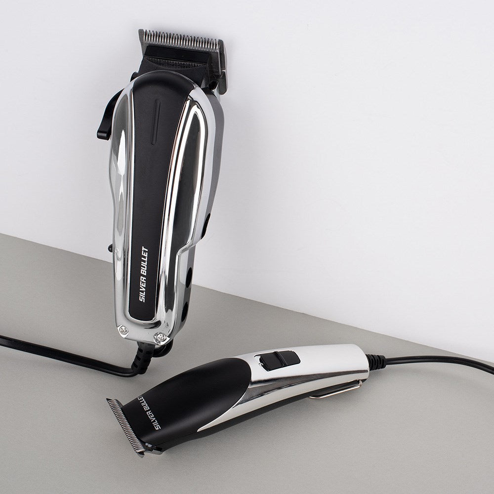 Silver bullet Dynamic Duo Clipper and Trimmer Set - On Line Hair Depot