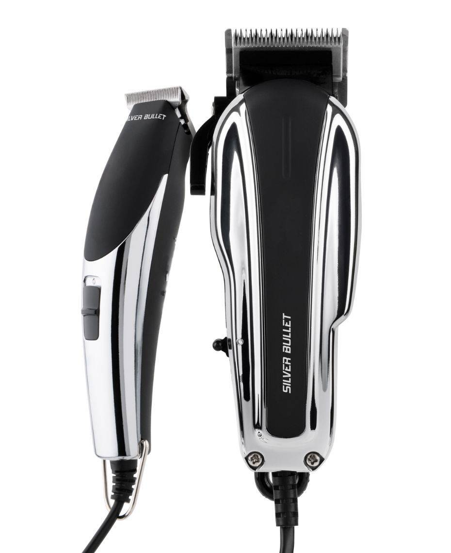 Silver bullet Dynamic Duo Clipper and Trimmer Set - On Line Hair Depot