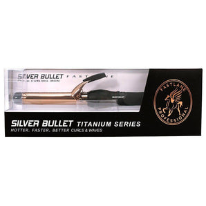 Silver Bullet Fastlane Titanium Rose Gold 25mm Curling Iron Silver Bullet - On Line Hair Depot