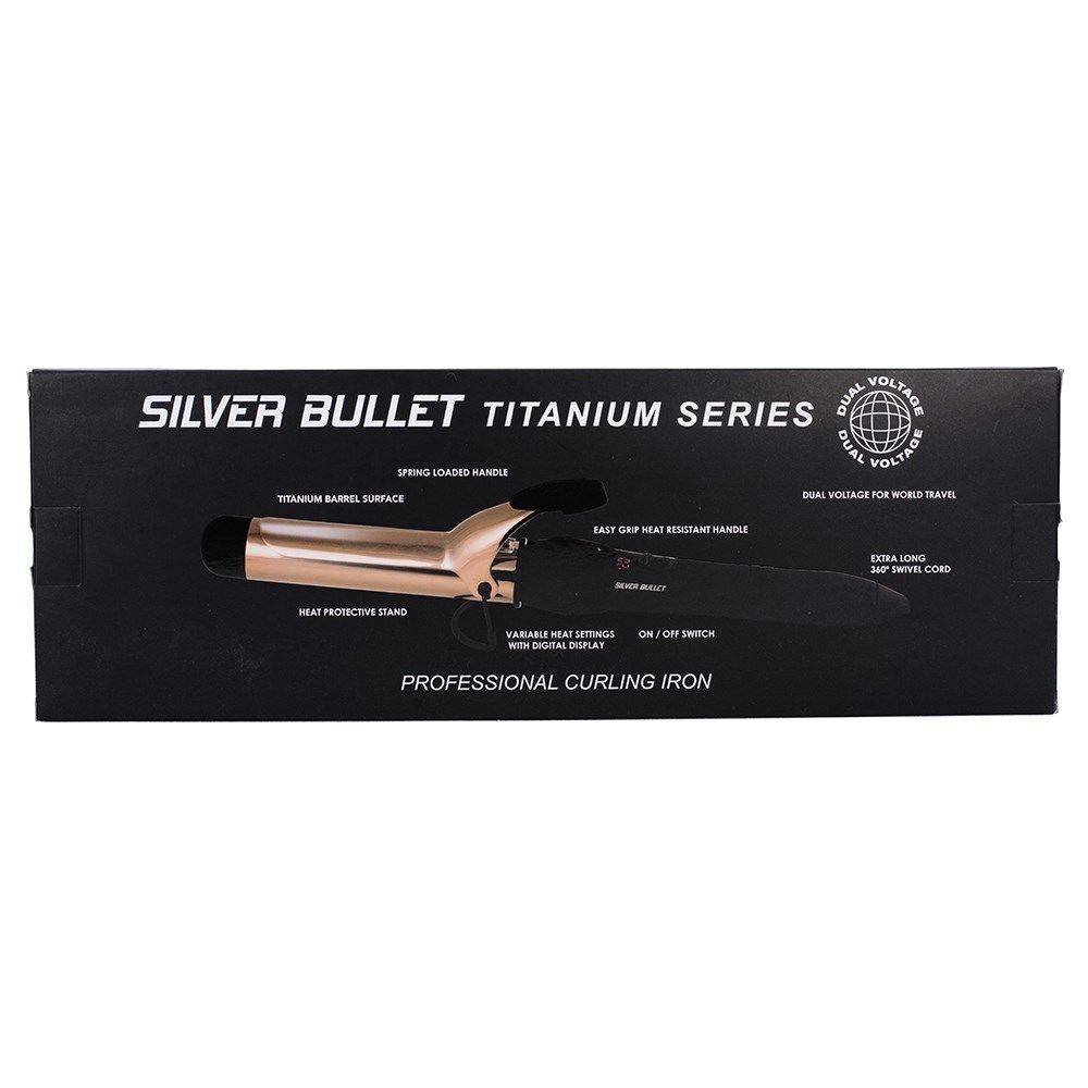 Silver Bullet Fastlane Titanium Rose Gold 32 mm Curling Iron - On Line Hair Depot