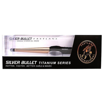 Silver Bullet Fastlane Titanium Rose Gold Large Conical Curling Iron 19mm-32mm Silver Bullet - On Line Hair Depot