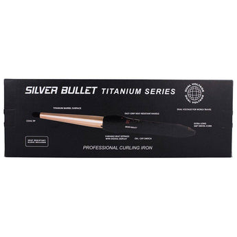 Silver Bullet Fastlane Titanium Rose Gold Large Conical Curling Iron 19mm-32mm Silver Bullet - On Line Hair Depot