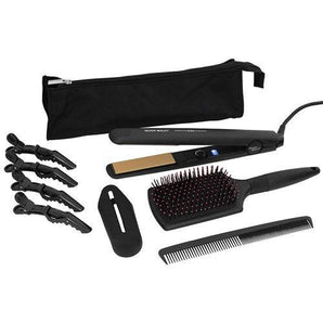 Silver Bullet Keratin 230 Ceramic Plates 25mm Hair Straightener with Bonus Accesories - On Line Hair Depot