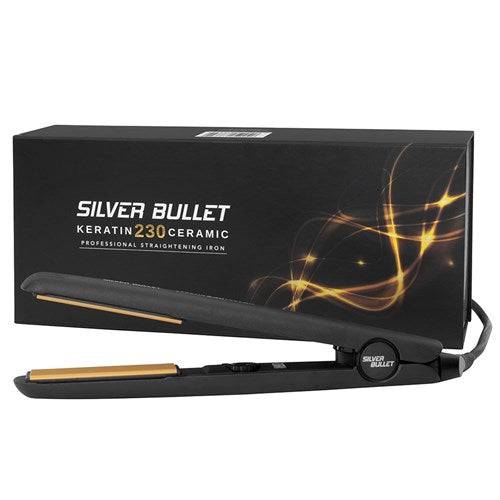Silver Bullet Keratin 230 Ceramic Plates 25mm Hair Straightener with Bonus Accesories - On Line Hair Depot