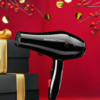 Silver Bullet Obsidian Hair Dryer 2000W Black - On Line Hair Depot