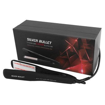 Silver Bullet Titanium 230 IR Elysium Infrared Hair Straightener 38mm Silver Bullet - On Line Hair Depot