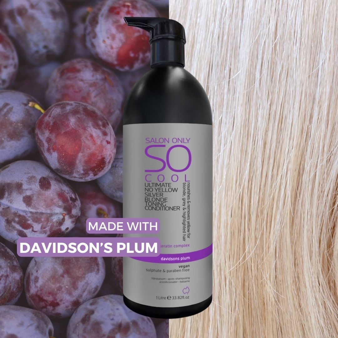 SO Cool Ultimate Silver Blonde Toning Conditioner 1lt removes Yellow - On Line Hair Depot