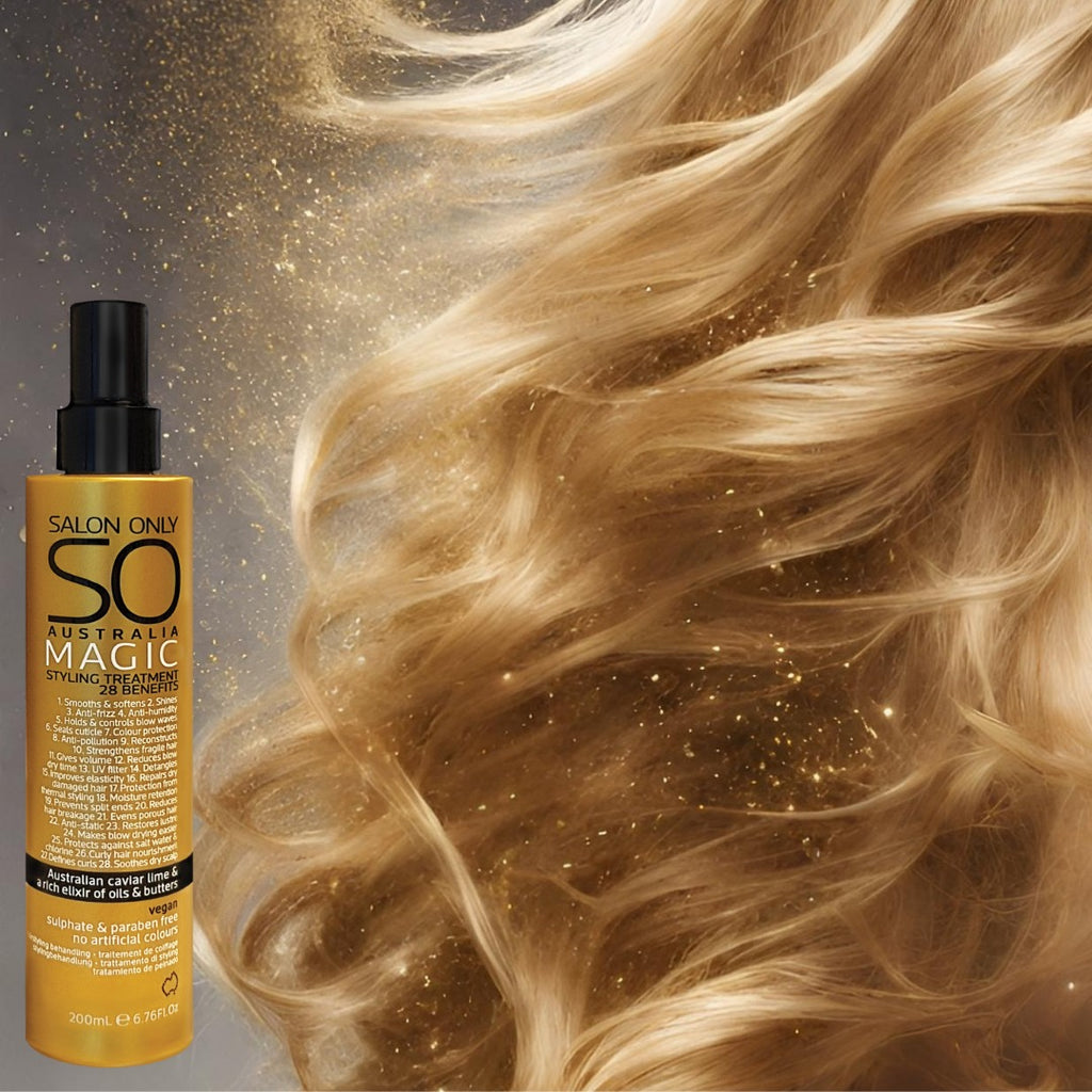 Salon Only SO Magic Styling treatment 200ml. With 28 Benefits, Suplhate & Paraben Free - On Line Hair Depot