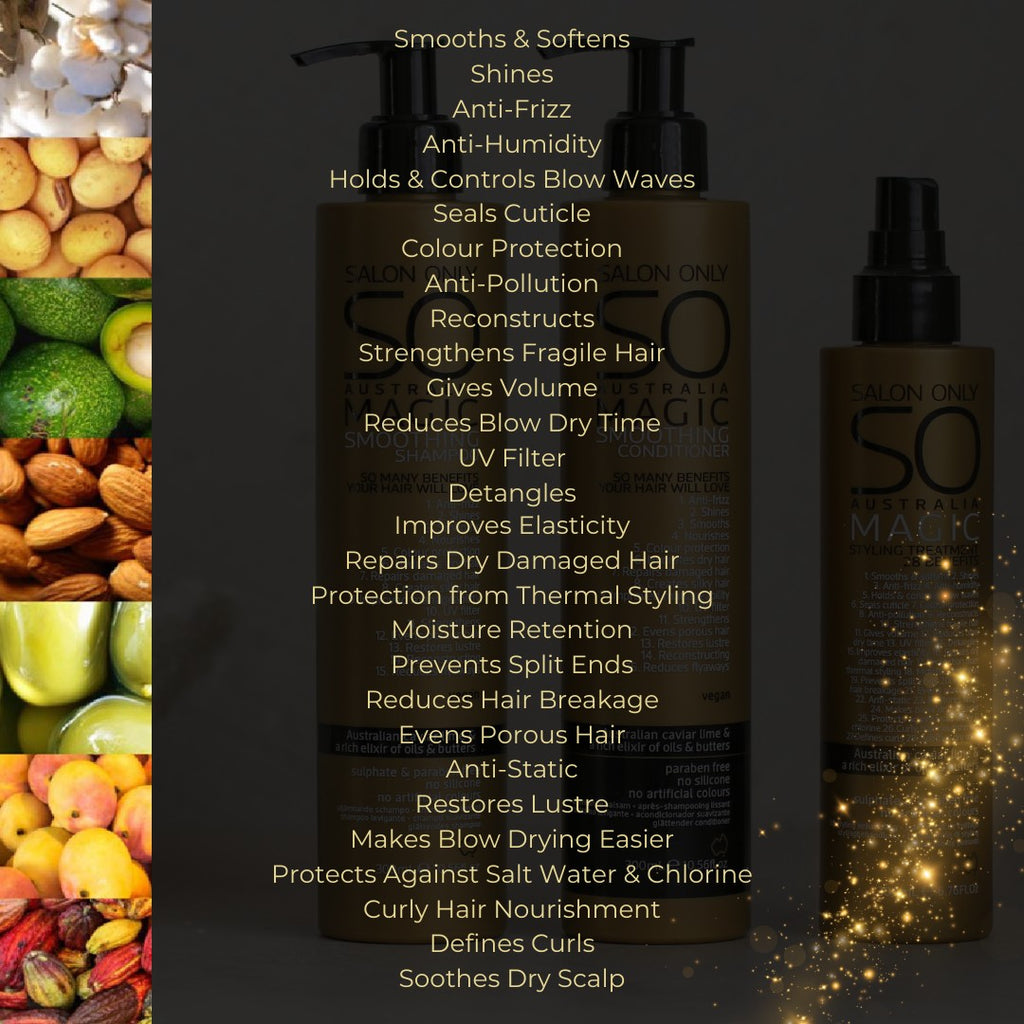 SO Magic Trio Pack Shampoo, Conditioner and Styling treatment - On Line Hair Depot