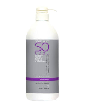 SO Salon Only Cool Ultimate Silver Blonde Toning Condition 1lt removes Yellow SO Salon Only - On Line Hair Depot