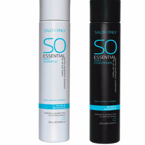 SO Salon Only Essential Daily Shampoo & Conditioner 300ml Duo SO Salon Only - On Line Hair Depot