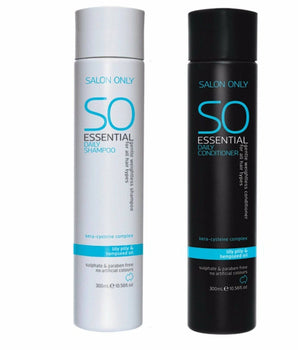 SO Salon Only Essential Daily Shampoo & Conditioner 300ml Duo SO Salon Only - On Line Hair Depot